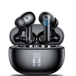NIB Wireless Earbuds, Bluetooth HiFi Stereo Ear Buds with Charging Case